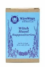 WiseWays Herbals Witch Hazel Suppositories 2.5 gm - £12.57 GBP