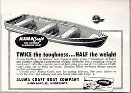 1950 Print Ad Aluma Craft Lifetime Aluminum Boats Minneapolis,MN - £7.29 GBP