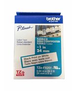 Genuine Brother P-Touch TZe-FX251 1" Black Print on White Label Tape Fle... - €18,70 EUR Genuine Brother P-Touch TZe-FX251 1" Black Print on White Label Tape Fle... - €18,70 EUR