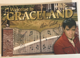Elvis Presley Postcard Elvis Welcome To Graceland - £2.73 GBP