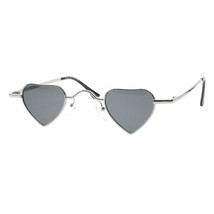 Heart Shape Sunglasses Women&#39;s Small Lightweight Metal Frame UV 400 - £11.10 GBP