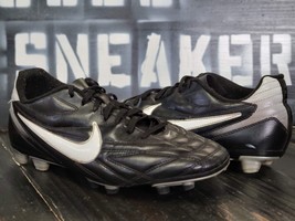 2011 Nike Tiempo Premier III Black/White Soccer Cleats Boots 442467-010 Men 10 - £59.04 GBP