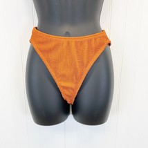 NEW Good American 00/0 US XS Good Waist Cheeky Bikini Bottom Orange Swim  - £17.39 GBP