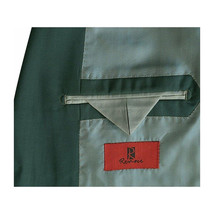 Men RENOIR suit Solid Two Button Business Formal Year Round Slim Fit 201-9 Green image 4