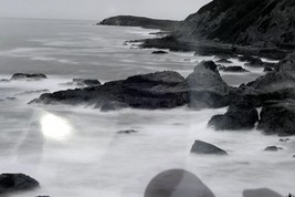 Big Sur California 11X14&quot; Black &amp; white Photo Tidal Beach Surf Ocean - U... - $19.27