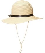 Women Men Sun Hat with Wind Lanyard Beach Packable Summer Cowboy Straw Hats - €16,18 EUR