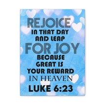  Rejoice In That Day Luke 6:23 Christian Wall Art Bible Verse Pr - £60.93 GBP+