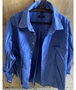 DKNY Men’s Blue Shirt XXL 100% Cotton - $23.26