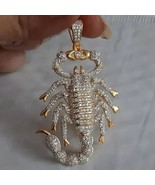 2Ct Round Lab Created Diamond Men&#39;s Scorpio Women Pendant 14k Yellow Gol... - €294,20 EUR