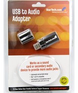 (5X) StarTech USB to Dual 3.5mm Audio Adapter, External Sound Card (ICUS... - £39.43 GBP