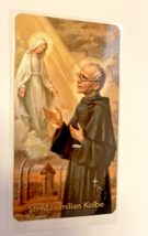 Saint Maximilian Kolbe Laminated Image , New from Japan - $2.97