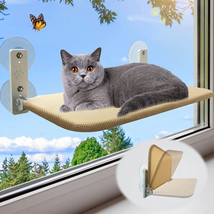 Foldable Cat Window Perch Cordless Cat Window Hammock with 4 Strong Suct... - £31.46 GBP+