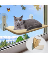 Foldable Cat Window Perch Cordless Cat Window Hammock with 4 Strong Suct... - $54.57 CAD+