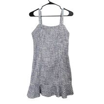 FOREVER 21 Blue Multi-colored Tweed Mini Party Dress Sz Small - $24.25