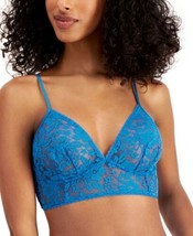 allbrand365 designer Womens Intimate Lace Bralette,Size Medium,Turkish Tile - £22.17 GBP