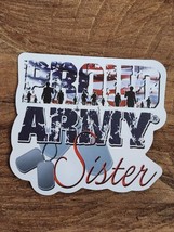 ️MILITARY STICKER Army SISTER USA United States of America ️ - £1.79 GBP