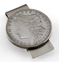 1921 Morgan Dollar Money Clip Gorgeous Collectible! - $313.63