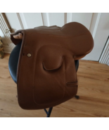 Childs 12 inch Lead Line Leather English Saddle - $168.66 CAD