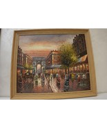 Pair of Vintage Paris Street Scene Oil Paintings – Signed by Raspoll &amp; R... - €426,43 EUR