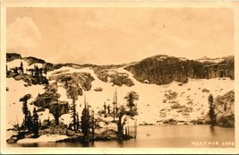 RPPC Winter Scene Heather Lake Sequoia National Park California CA Postcard D4 - £11.44 GBP