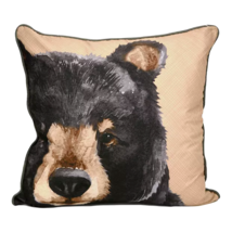 Donna Sharp Canoe Trip Bear Decorative Pillow Southwest Cozy Cabin Rustic Lodge - £22.19 GBP