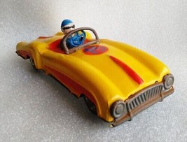 Sports Convertible Car ✱ Vintage Rare Tin Toy Blechspielzeug ~ Portugal 1950´s - £42.83 GBP
