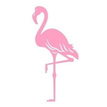 girls car sticker pink flamingo bird fun vinyl decal graphic rear side tropical - £32.97 GBP
