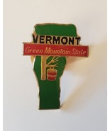 Vermont &quot;Green Mountain State&quot; Souvenir Lapel Hat Pin Maple Syrup - $16.63