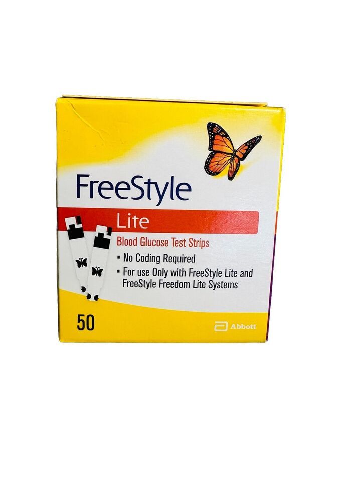 Freestyle Lite Blood Glucose Test Strips - 50 Count Lite
