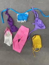Vintage Mattel Barbie Doll Beach Wear Swimsuits Lot Fashion Clothes Summ... - $12.16