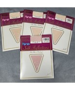 4 Vintage Hanes Silk Reflections Pantyhose Silky Control Top AB Pink Mist Peach - $36.75