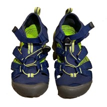 Keen Seacamp II BlueGreen Sandals Kids US 2 EU 34 Outdoor Hiking Casual - £17.30 GBP