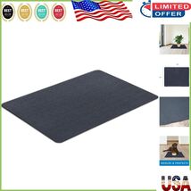 Lightweight Non-Slip Recycled Rubber Floor Mat - 36&quot;x24&quot; Indoor/Outdoor Use - $48.94 CAD