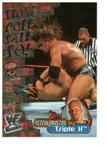 2001 Fleer WWF Steve Austin On Series &quot;Triple H&quot; Trading Card (#6) {6039} - £3.54 GBP