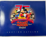 Disneyland Auction Catalog Celebrating 75 Years with Mickey Mouse 2004 - $29.69