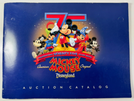 Disneyland Auction Catalog Celebrating 75 Years with Mickey Mouse 2004 - £23.35 GBP