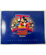 Disneyland Auction Catalog Celebrating 75 Years with Mickey Mouse 2004 - £23.60 GBP