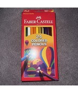 VTG 2000 Faber-Castell 24 Colored Pencils Premium Brilliant Non Toxic Co... - $16.15 CAD