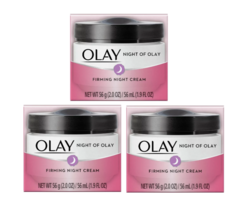 Olay Skincare Firming Night Cream Facial Moisturizer, 1.9 fl oz 3 Pack - £21.35 GBP