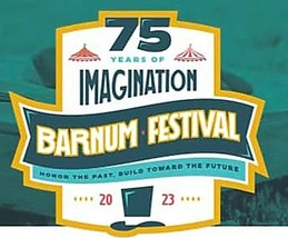 PIN # 499 GOLF TOURNAMENT 75 YEARS OF IMAGINATION BARNUM FESTIVAL - $3.00