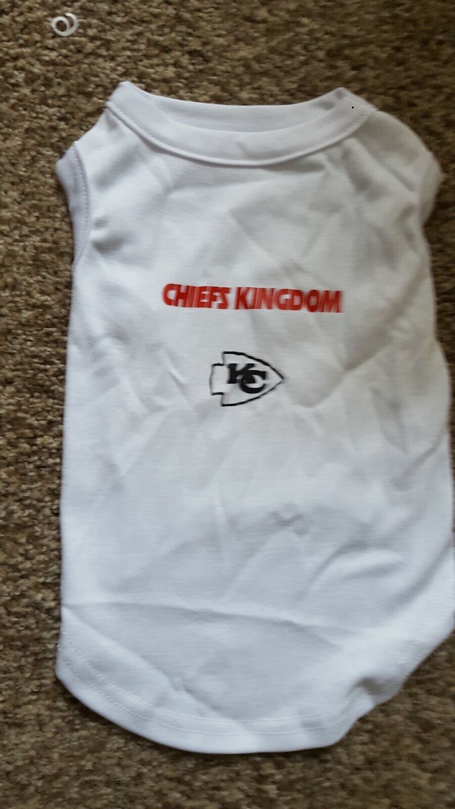 Dog shirts Heart KC royals or Kansas City chiefs logo Tshirts - $9.90