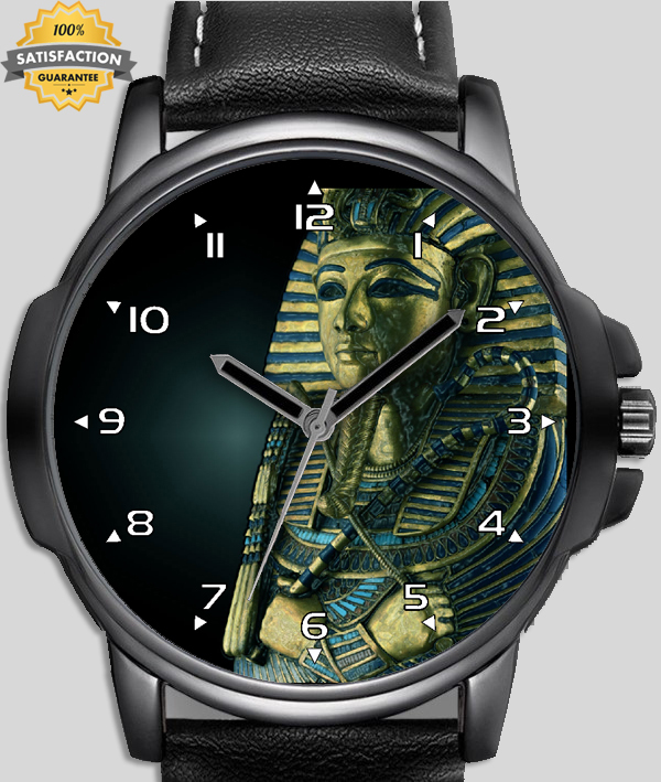 King Tut Tutankhamun Egyptian Pharoah Beautiful Collectable Watch Uk Seller
