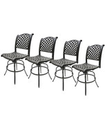 Outdoor Swivel Bar Stools Set of 4 Las Vegas Patio Furniture Sunbrella C... - $2,491.00