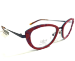 Jean Lafont Eyeglasses Frames FANETTE 6098 Red Spotted Blue Cat Eye 51-1... - $401.83