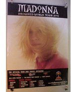 Madonna Drowned World Tour Poster 2001 North American Dates Several Arou... - $19.50