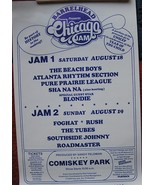 CHICAGO JAM 1979 MINT POSTER BEACH BOYS RUSH SHA NA NA - $9,028.25 MXN