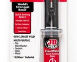 J-B Weld 50114H ClearWeld Syringe Quick Setting Epoxy 14 mL., Clear - $17.90