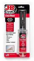 J-B Weld 50114H ClearWeld Syringe Quick Setting Epoxy 14 mL., Clear - £14.26 GBP