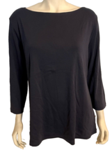 NWT Talbots Plus Navy Blue Boat Neck 3/4 Sleeve T Shirt Size 2X - £21.96 GBP