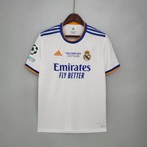 Maglia Real Madrid Home Soccer Jersey 2021/2022 UCL Patch Uomini - $67.02